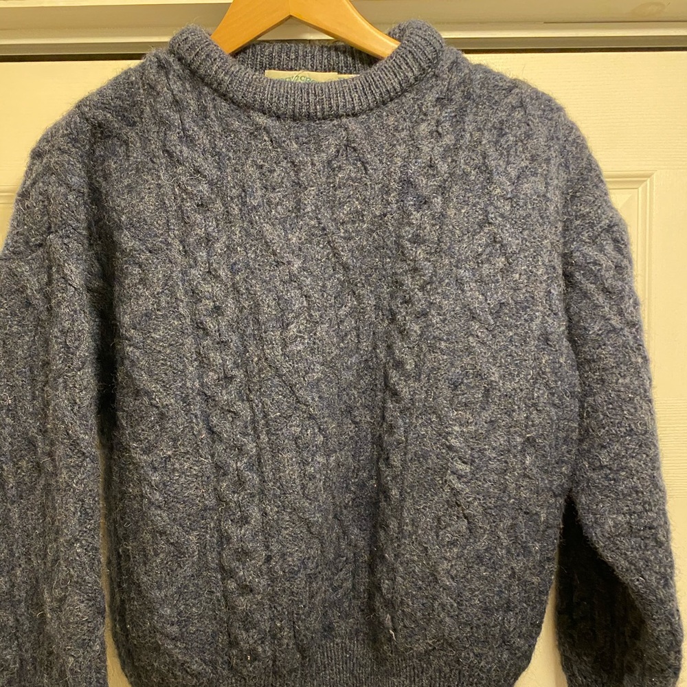 Irish sweater 100% wool